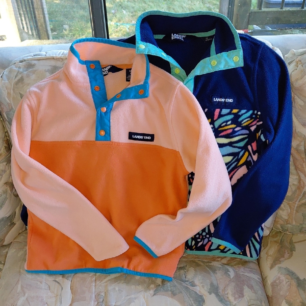 Lands' End Kids' Colorful Fleece Pullovers